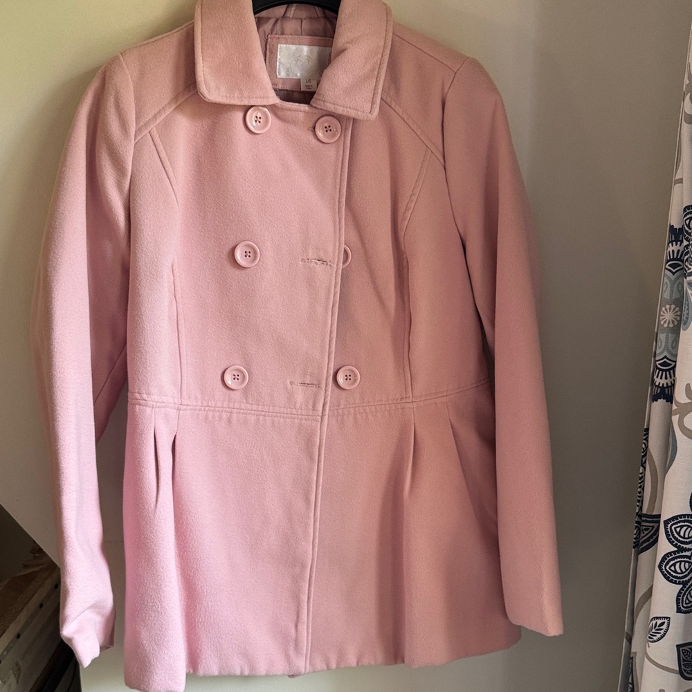 Xhilaration Light Pink Pea Coat